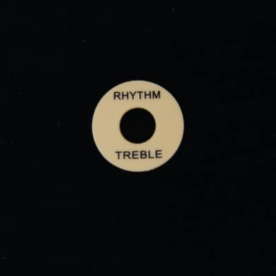 Toggle Switch washer Rhythm / Treble Ring Cream/Black