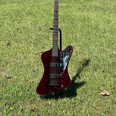 Gibson Nikki Sixx Signature Thunderbird Bass 2012 - Red - w/ snakeskin case...WOW! image 9
