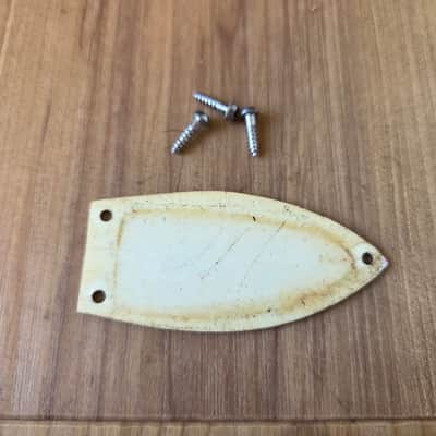Vintage Early 1960's Gretsch Guitar Truss Rod Cover w/ Mounting Screws! image 3