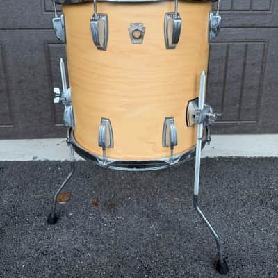 Ludwig Classic Maple 14x14 floor tom drum Keystone badge image 1