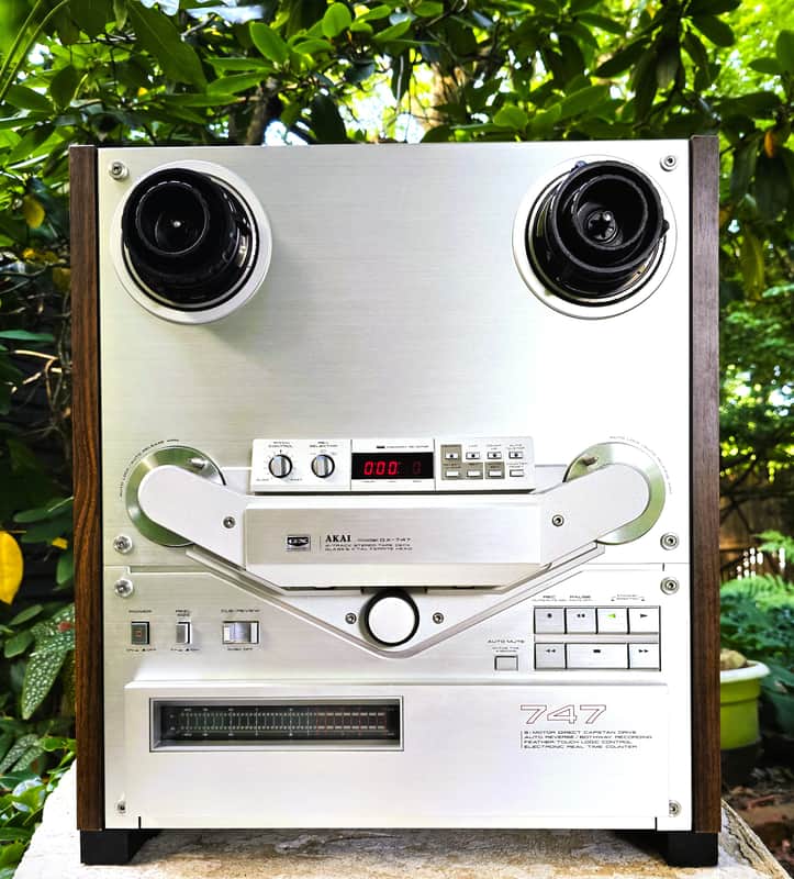 Akai GX-747 4-Track Open Reel Tape Deck, Serviced, Tested, In Original Package image 1
