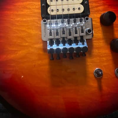 Hamer Steve Stevens model 1986 Cherry sunburst- quilted maple top image 6