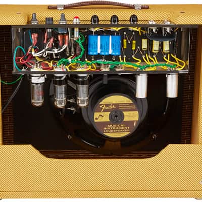 Fender '57 Custom Deluxe Tweed Tube Guitar Amplifier 12w - American Hand Wired image 7