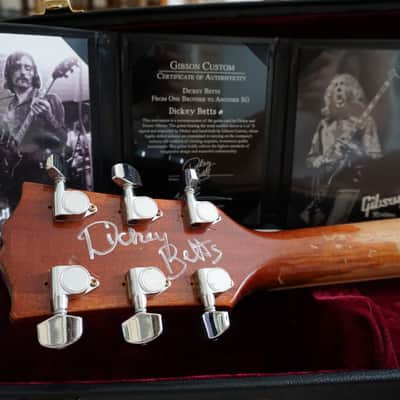 Gibson SG / Les Paul Dickey Betts Custom Shop Aged & Signed Signature 2011 "From One Brother To Another" image 6