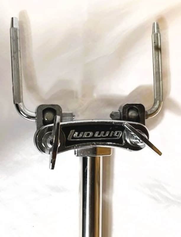 Ludwig Late 70s Early 80s 781-2 19" Double Tom Holder w/P-2952 T-Handles and new Down Post - LDTH-110 image 1