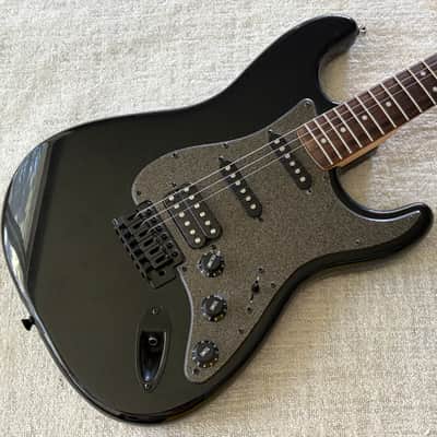 2015 Squier Bullet Stratocaster HSS w Tremolo Limited-Edition Electric Guitar Black Metallic image 1