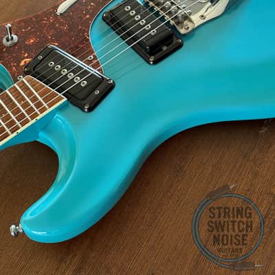 Mosrite of California Guitar, The Ventures '65, RARE, Marine Blue, 1990’s, OHSC image 19
