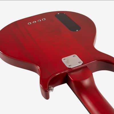 Washburn SB4R Wing Series Scavenger Electric Bass w/Gigbag, Trans Red image 11