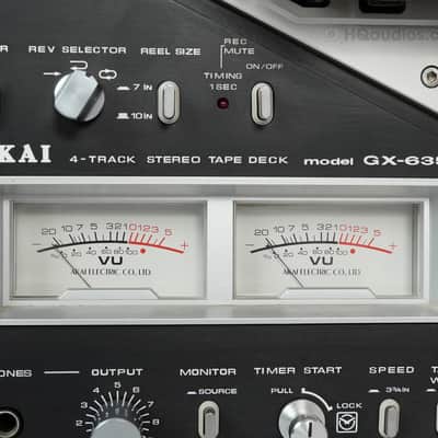 Akai GX-635D Reel-to-Reel Tape Deck - Custom Black - Professionally Restored - 1 Year Warranty image 6