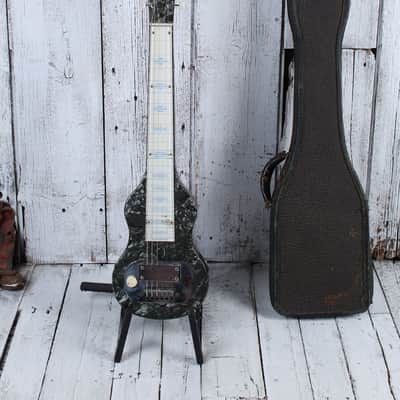 Loney Music Vintage 1950s Lap Steel Electric Guitar with Original Chipboard Case image 2