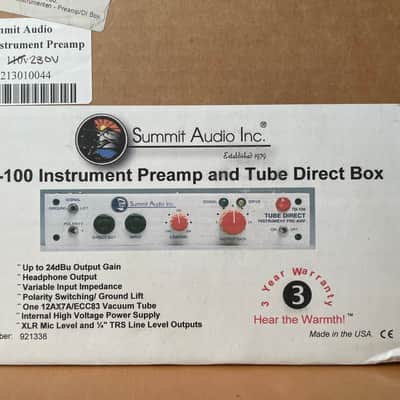 TOP! Summit Audio TD 100 Tube PreAmp/Di-Box Bild 7