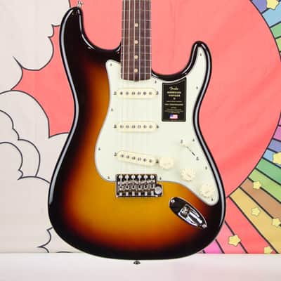 NOS Fender American Vintage II 1961 Stratocaster®, Rosewood Fingerboard, 3-Color Sunburst image 2