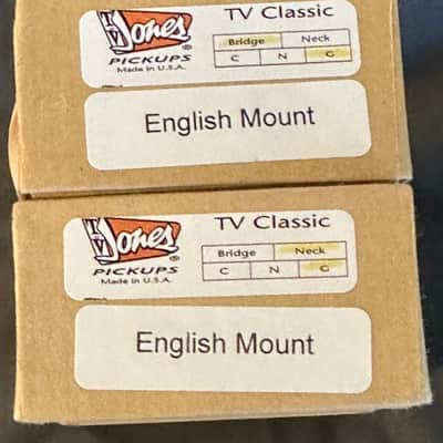 TV Jones TV Classic English Mount Pickup Set in Gold. With pickup rings (#2) image 4