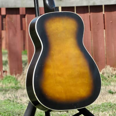 ~Rare~ 1970 Fender Harmony Stella F-1000 Parlor Guitar - All Solid Wood! Pro Setup - Made in USA image 12