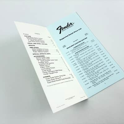 Fender Suggested Retail Price List – April 1, 1977 image 2