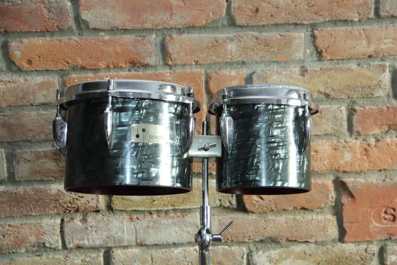 RARE Sonor Teardrop 1960s   bongos 6&8 image 1