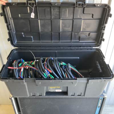 Unbranded Lot of 11 Studio RCA Cable Looms w/ 1819 Plano Case image 1