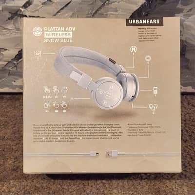UrbanEars Plattan UrbanEars Plattan ADV Wireless are on-ear Bluetooth headphones 2020 - Snow blue image 2
