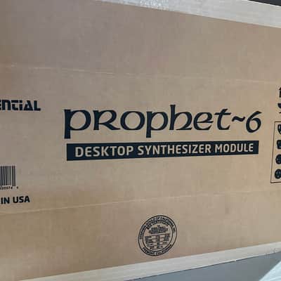 Sequential Prophet-6 Desktop 6-Voice Polyphonic Synthesizer 2018 - 2020 - Black with Wood Sides image 9