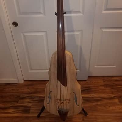 Acoustic Electric Upright Bass 3/4 scale (Natural) image 1