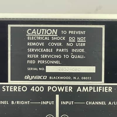 Dynaco Stereo 400 power amplifier Tested with original box image 8