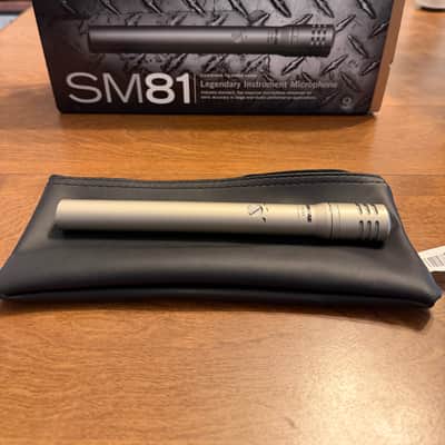 Shure SM81 Small Diaphragm Cardioid Condenser Microphone 1984 - Present - Silver image 1