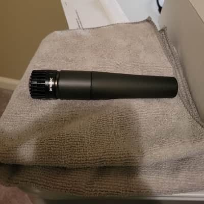 Shure SM57 Cardioid Dynamic Microphone 1984 - Present - Black image 3