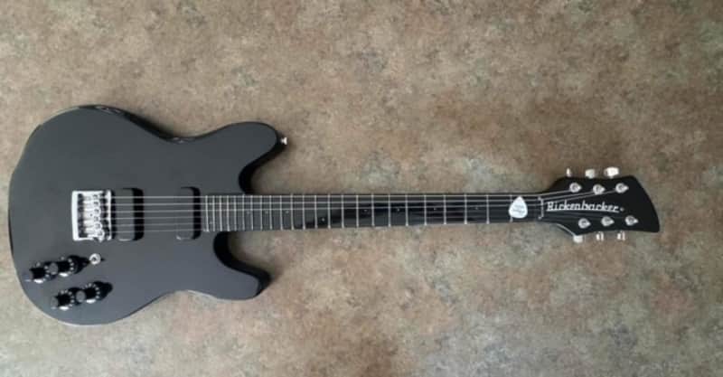 Circa 1986 Rickenbacker 230 Hamburg Black Star - One of a Kind Made for Jim Babjak/Smithereens image 1
