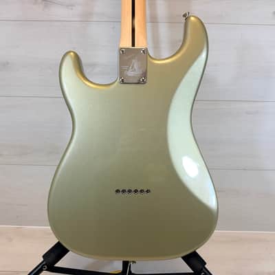Unknown Custom S-Type Electric Guitar Champagne Metallic | Mighty Mite Robert Cray Neck | Lace Sensor Burgundy Pickups | DiMarzio DP226 Billy Corgan Bridge image 9