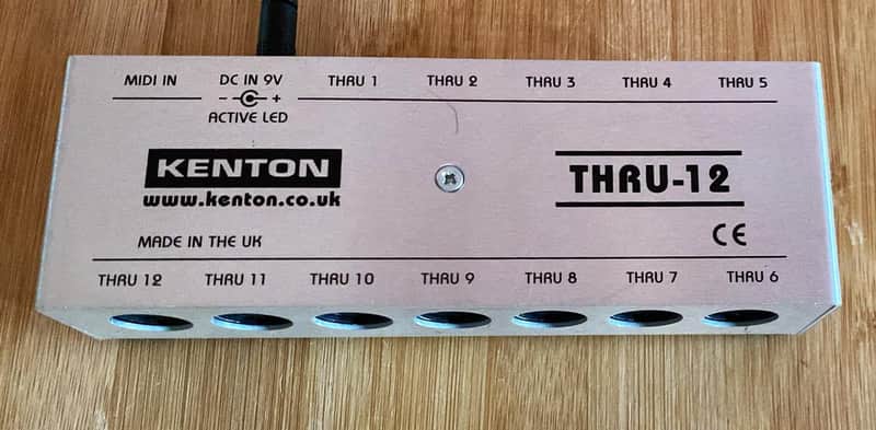 Kenton THRU-12 MIDI Thru Box – 1 In / 12 Out MIDI Splitter – Excellent Condition image 1