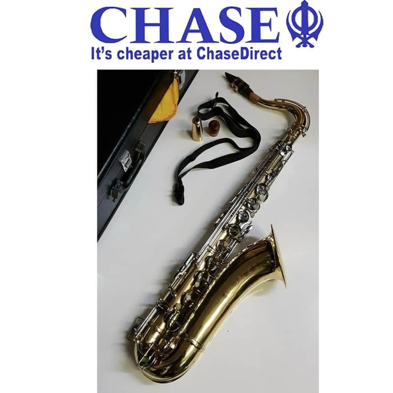Adolphe Saxophone Bb Tenor 673 by Selmer Brass Body & Hard Case Full Outfit~ image 1