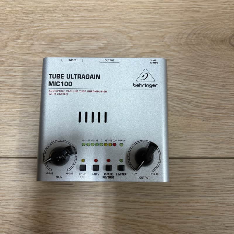 Behringer Tube Ultragain MIC100 Vacuum Tube Preamp with Limiter 2011 - Present - Standard image 1