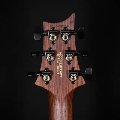 PRS Custom 24 Wood Library w/ 10-Top, Brazilian Rosewood, & McCarty III Pickups- Faded Blue Jean 2026 (0422580) image 9