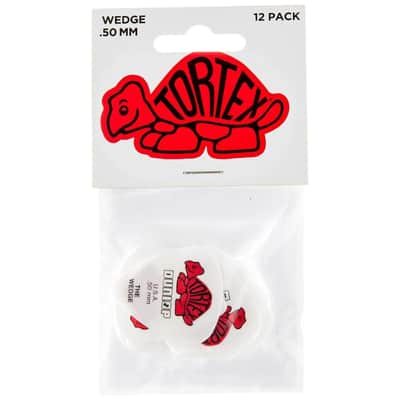 Dunlop Tortex® Wedge 0.50mm 12-Pack image 1