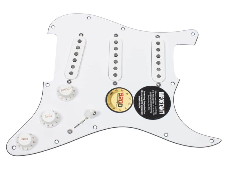 920D Custom Shop 248-11-10 DiMarzio Area 58/61 Lincoln Brewster Loaded Prewired Strat Pickguard image 1
