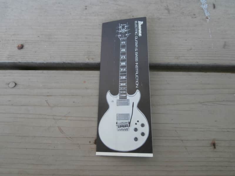 Vintage 1983 Ibanez Electric Guitar & Bass Instruction Manual! Original Case Candy, Paperwork! image 1
