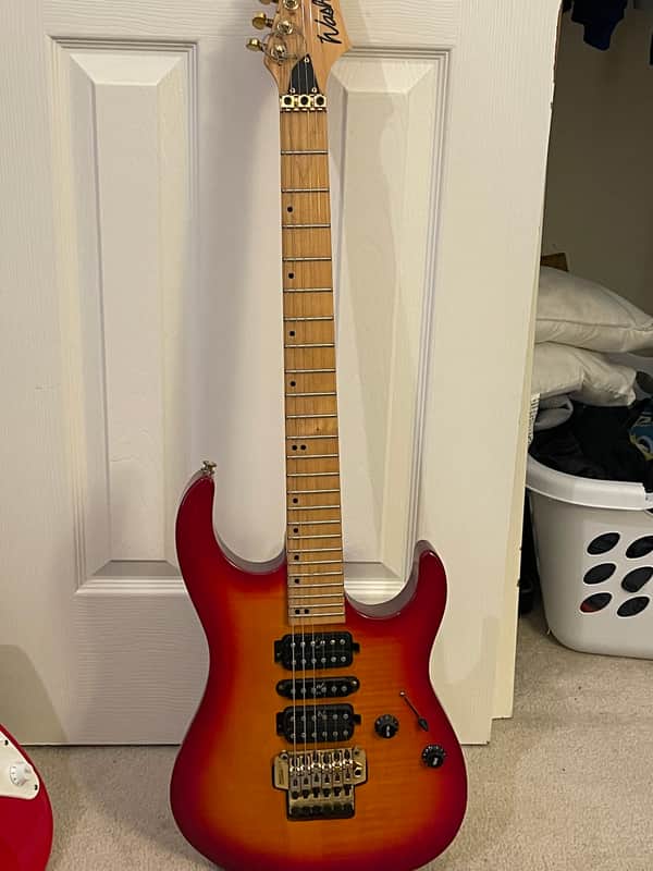 Washburn MG 74 1990's Cherry | Reverb