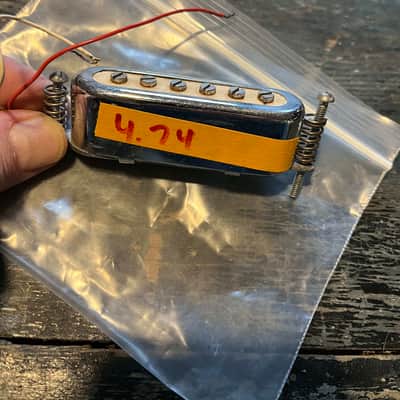 Unknown single coil pickup 60's 70's - chr white image 1