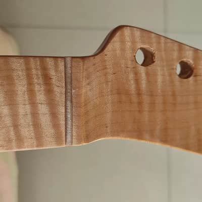 Flamed Maple TL Guitar Neck, 21-Frets image 1