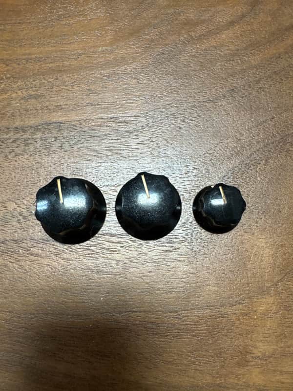 Fender Vintage Jazz Bass Knob Set Knobs 1960’s image 1