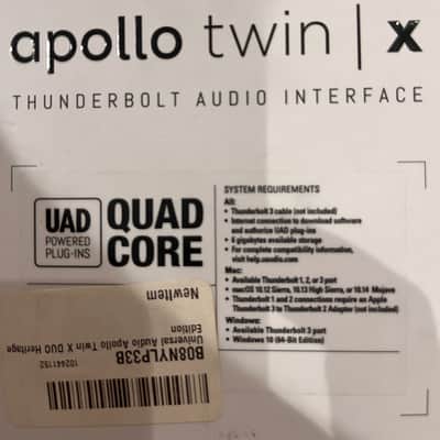 Universal Audio Apollo Twin X QUAD Heritage Edition Thunderbolt 3 Audio Interface 2020 - Present - Gray image 5