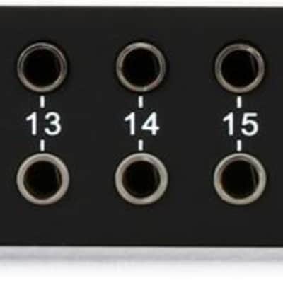 Neutrik NYS-SPP-L1 48-point 1/4" TRS Balanced Patchbay Bundle with Mackie Big Knob Passive 2x2 Studio Monitor Controller image 1