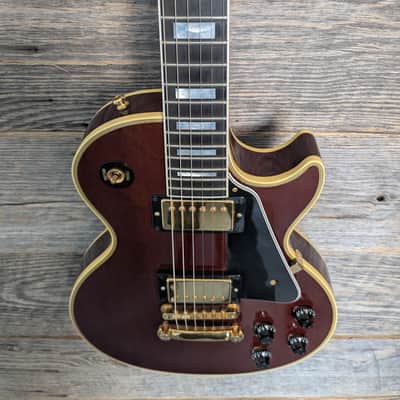 Used Gibson Custom Shop Art Historic '57 Les Paul Custom - Wine Red w/OHSC image 2