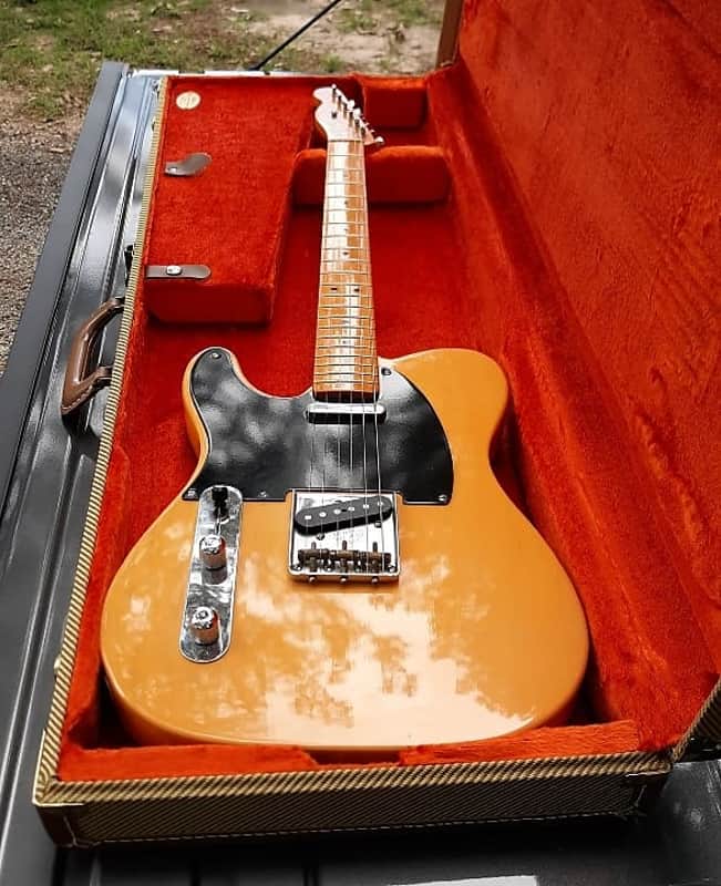 fender-american-vintage-series-52-reissue-telecaster- USA -1998-left-hand image 1
