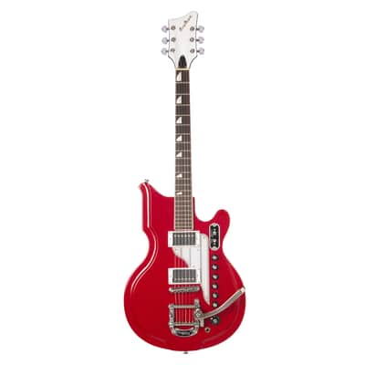 Airline Guitars '59 Newport DLX Red image 8