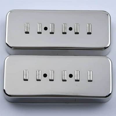 Vintage Soapbar Guitar Mini Humbucker Pickups Set image 4