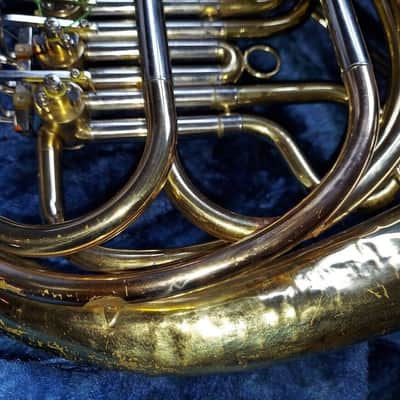 Yamaha YHR-313 Single French Horn with Yamaha case and MP, Japan, Good Condition image 8
