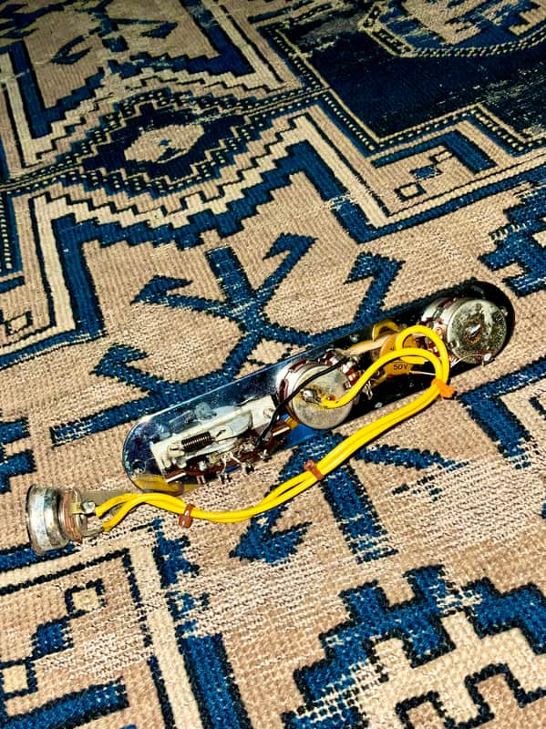 1966 Fender Telecaster Loaded Control Plate CTS Pots Wiring Harness image 1
