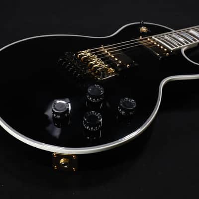 Gibson Custom Shop Les Paul Axcess Custom w/ Ebony Fingerboard Floyd Rose Gloss Ebony - LPXC7EBGF1E 348 image 1