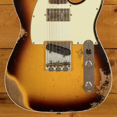 Fender Custom Shop 62 Telecaster Custom HS Heavy Relic 3-tone Sunburst image 11